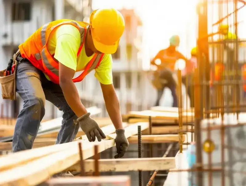 Construcción de edificios con gráficos de análisis de valor ganado