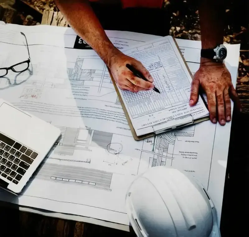 Imagen que representa la planificación estratégica en obras civiles.