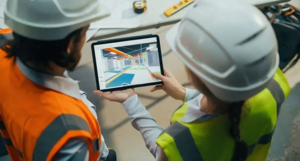 Proyectos de infraestructura mostrando tecnología moderna