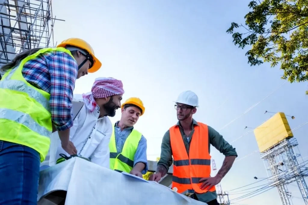 Referencias de trabajos anteriores de una empresa constructora